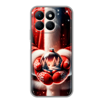 Силиконовый чехол на Honor X8b с принтом Новый год