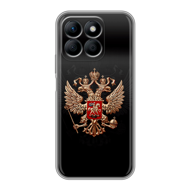 Силиконовый чехол на Honor X8b с принтом Герб России Силиконовый чехол на Honor X8b с принтом Герб России