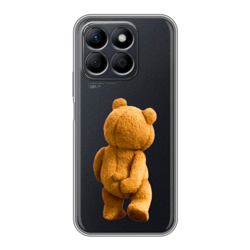 Силиконовый чехол на Honor X8b с принтом Медведь Силиконовый чехол на Honor X8b с принтом Медведь