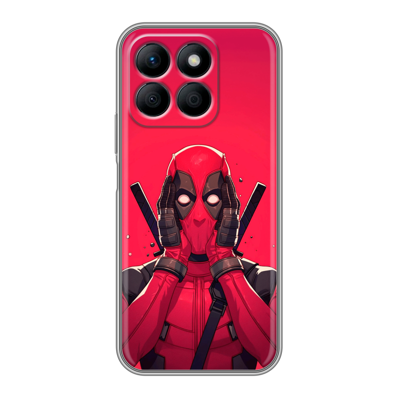 Силиконовый чехол на Honor X8b с принтом Дедпул Deadpool Силиконовый чехол на Honor X8b с принтом Дедпул Deadpool