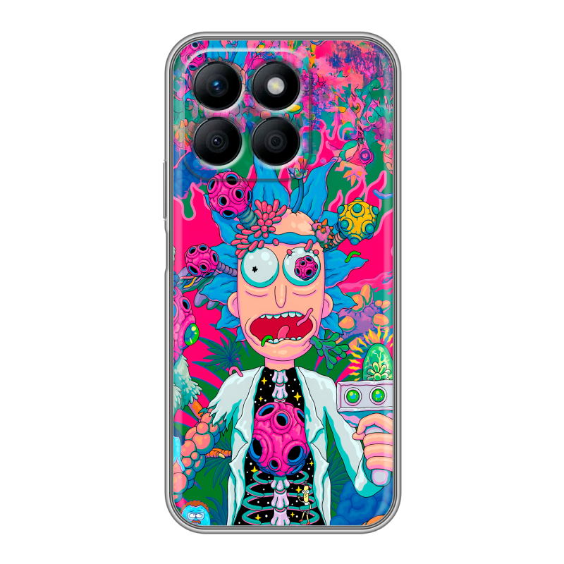 Силиконовый чехол на Honor X8b с принтом Рик и Морти Rick Morty Силиконовый чехол на Honor X8b с принтом Рик и Морти Rick Morty