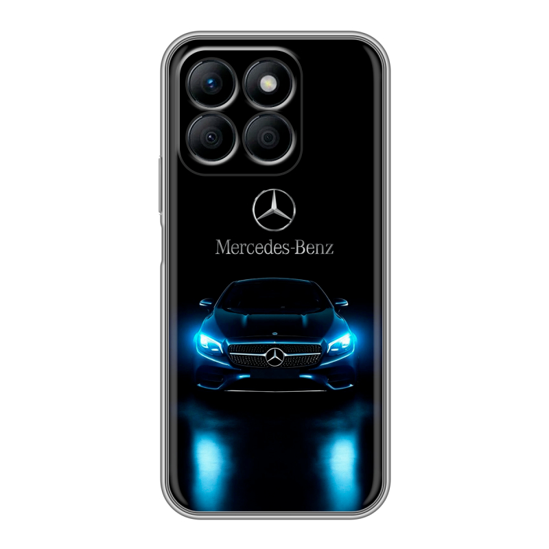 Силиконовый чехол на Honor X8b с принтом Mercedes Мерседес Силиконовый чехол на Honor X8b с принтом Mercedes Мерседес