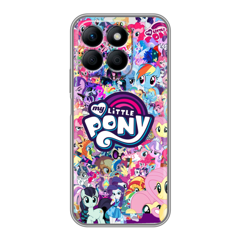 Силиконовый чехол на Honor X8b с принтом My little pony Дружба чудо Силиконовый чехол на Honor X8b с принтом My little pony Дружба чудо