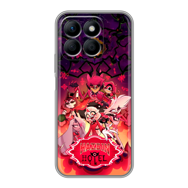 Силиконовый чехол на Honor X8b с принтом Hazbin Hotel Отель Хазбин Силиконовый чехол на Honor X8b с принтом Hazbin Hotel Отель Хазбин