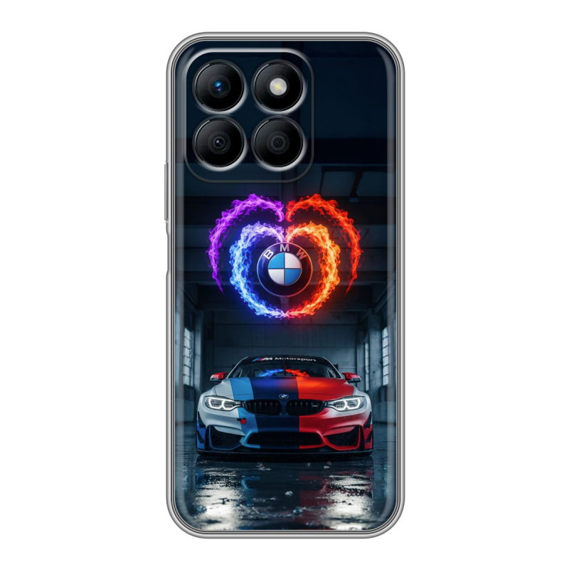 Силиконовый чехол на Honor X8b с принтом BMW БМВ Силиконовый чехол на Honor X8b с принтом BMW БМВ