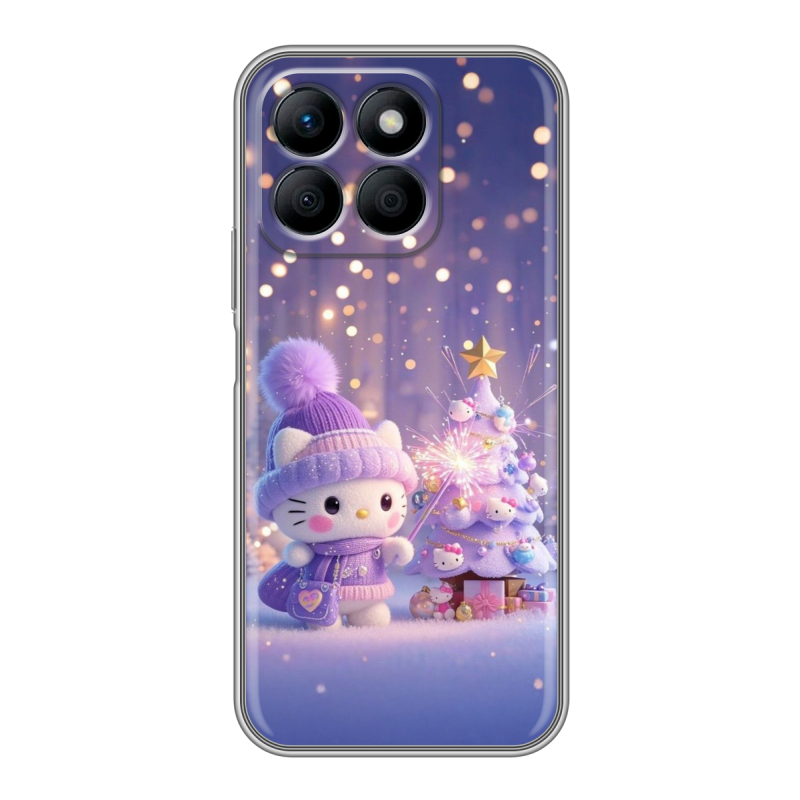Силиконовый чехол на Honor X8b с принтом Новый год Силиконовый чехол на Honor X8b с принтом Новый год
