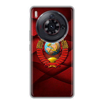 Силиконовый чехол на ZTE Nubia Z50S Pro с принтом Герб СССР Силиконовый чехол на ZTE Nubia Z50S Pro с принтом Герб СССР