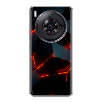 Силиконовый чехол на ZTE Nubia Z50S Pro с принтом Яркие абстракции