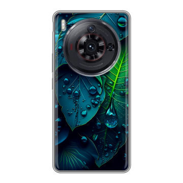 Силиконовый чехол на ZTE Nubia Z50S Pro с принтом Листья Силиконовый чехол на ZTE Nubia Z50S Pro с принтом Листья