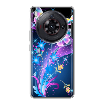 Силиконовый чехол на ZTE Nubia Z50S Pro с принтом Бабочки