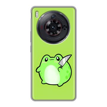 Силиконовый чехол на ZTE Nubia Z50S Pro с принтом Лягушенок