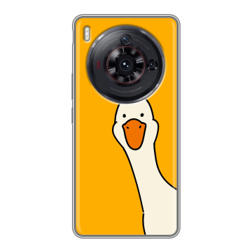 Силиконовый чехол на ZTE Nubia Z50S Pro с принтом Утка