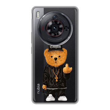 Силиконовый чехол на ZTE Nubia Z50S Pro с принтом Мишка