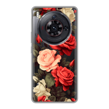 Силиконовый чехол на ZTE Nubia Z50S Pro с принтом Розы