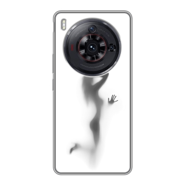 Силиконовый чехол на ZTE Nubia Z50S Pro с принтом Силуэт