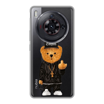 Силиконовый чехол на ZTE Nubia Z50S Pro с принтом Плюшевый медведь