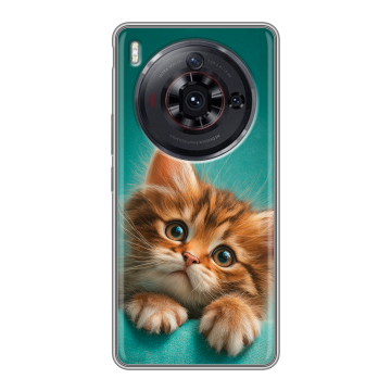 Силиконовый чехол на ZTE Nubia Z50S Pro с принтом котенок
