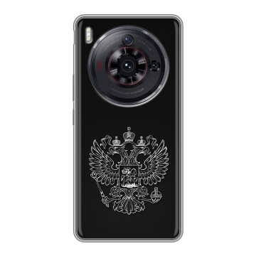 Силиконовый чехол на ZTE Nubia Z50S Pro с принтом Герб России