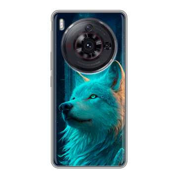 Силиконовый чехол на ZTE Nubia Z50S Pro с принтом бабочки саккура