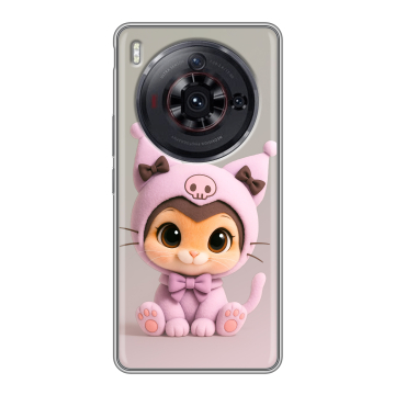 Силиконовый чехол на ZTE Nubia Z50S Pro с принтом Куроми Kuromi 