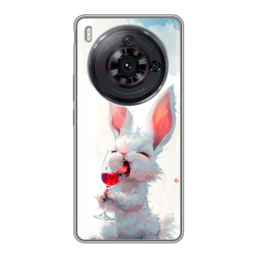 Силиконовый чехол на ZTE Nubia Z50S Pro с принтом кролик зайчик