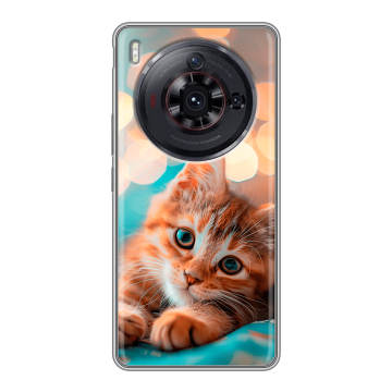 Силиконовый чехол на ZTE Nubia Z50S Pro с принтом котик