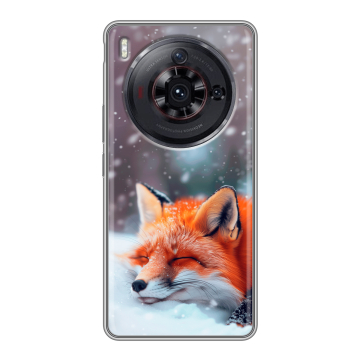 Силиконовый чехол на ZTE Nubia Z50S Pro с принтом лиса