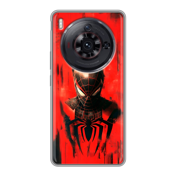 Силиконовый чехол на ZTE Nubia Z50S Pro с принтом человек паук spiderman