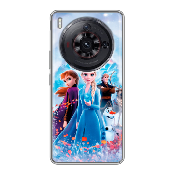 Силиконовый чехол на ZTE Nubia Z50S Pro с принтом Холодное сердце Frozen