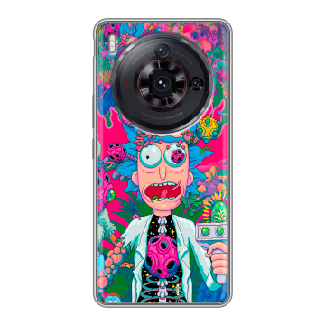 Силиконовый чехол на ZTE Nubia Z50S Pro с принтом Рик и Морти Rick Morty