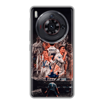 Силиконовый чехол на ZTE Nubia Z50S Pro с принтом Реал Роналдо Real Ronaldo
