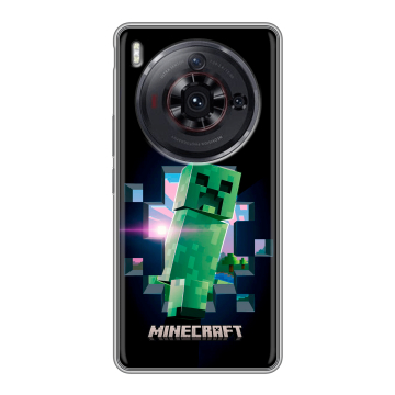 Силиконовый чехол на ZTE Nubia Z50S Pro с принтом Майнкрафт Minecraft