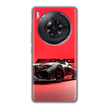 Силиконовый чехол на ZTE Nubia Z50S Pro с принтом Мерседес Mercedes AMG