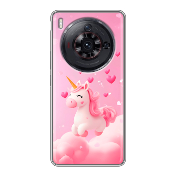 Силиконовый чехол на ZTE Nubia Z50S Pro с принтом Единорог