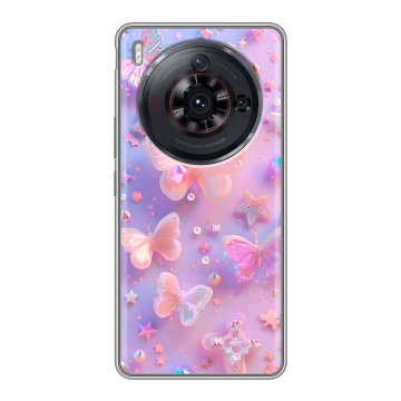Силиконовый чехол на ZTE Nubia Z50S Pro с принтом Бабочки