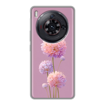 Силиконовый чехол на ZTE Nubia Z50S Pro с принтом Цветы