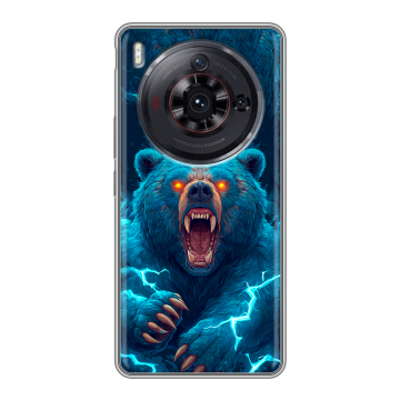 Силиконовый чехол на ZTE Nubia Z50S Pro с принтом Медведь