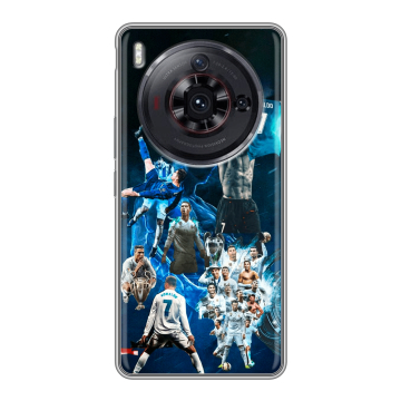 Силиконовый чехол на ZTE Nubia Z50S Pro с принтом Реал Роналдо