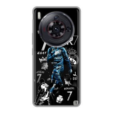 Силиконовый чехол на ZTE Nubia Z50S Pro с принтом Реал Роналдо