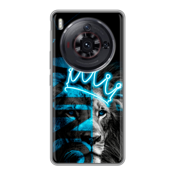 Силиконовый чехол на ZTE Nubia Z50S Pro с принтом Король лев