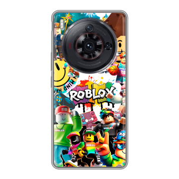 Силиконовый чехол на ZTE Nubia Z50S Pro с принтом Roblox Роблокс