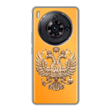 Силиконовый чехол на ZTE Nubia Z50S Pro с принтом Герб Флаг России
