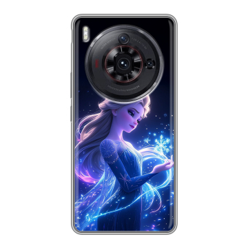 Силиконовый чехол на ZTE Nubia Z50S Pro с принтом Холодное сердце Frozen