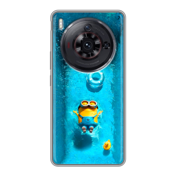 Силиконовый чехол на ZTE Nubia Z50S Pro с принтом Миньоны