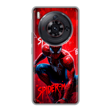 Силиконовый чехол на ZTE Nubia Z50S Pro с принтом Spiderman Человек паук