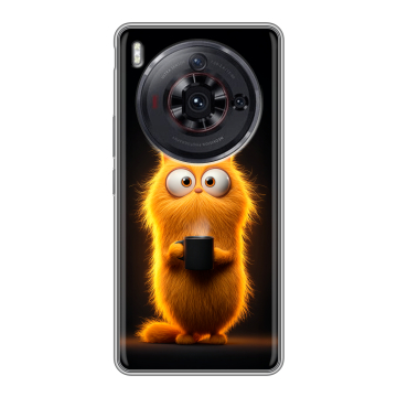 Силиконовый чехол на ZTE Nubia Z50S Pro с принтом Смешной кот