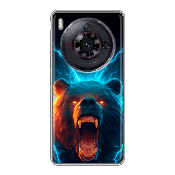 Силиконовый чехол на ZTE Nubia Z50S Pro с принтом Медведь
