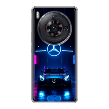 Силиконовый чехол на ZTE Nubia Z50S Pro с принтом Mercedes Мерседес