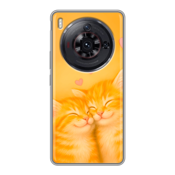 Силиконовый чехол на ZTE Nubia Z50S Pro с принтом Милые котята