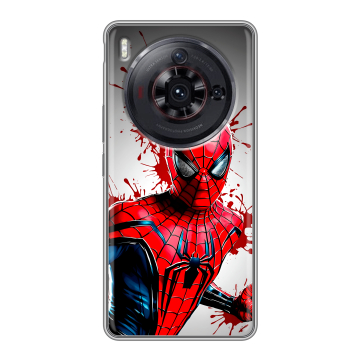 Силиконовый чехол на ZTE Nubia Z50S Pro с принтом Spiderman Человек паук